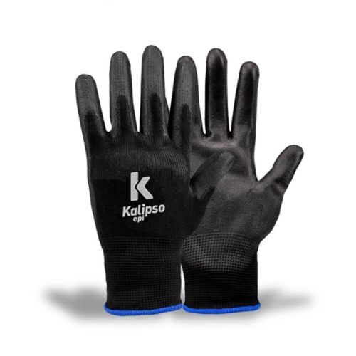 Luva Kalipso Nylon Pu Preta M CA 15272