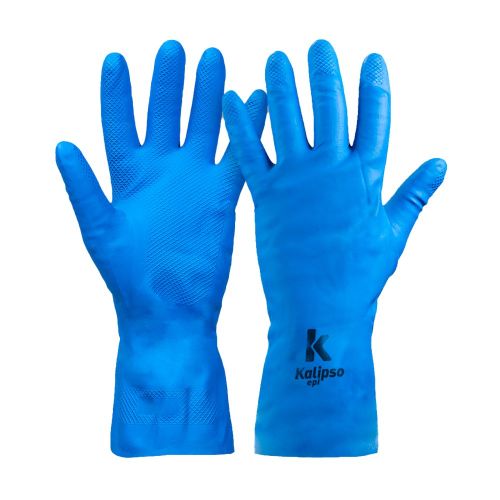 Luva Kalipso Latex Super Silver Azul G CA 32728