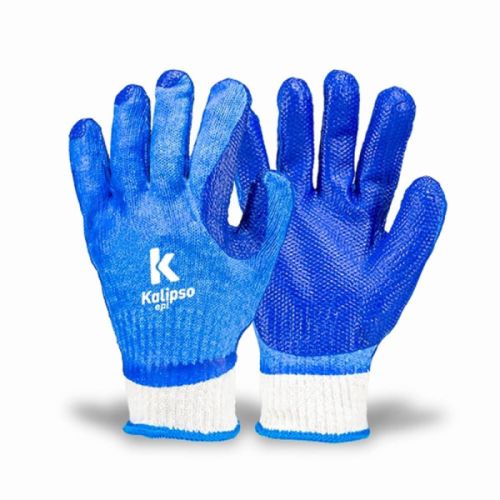 Luva Kalipso Algodao Latex AZ Bluegripe XG CA 38091