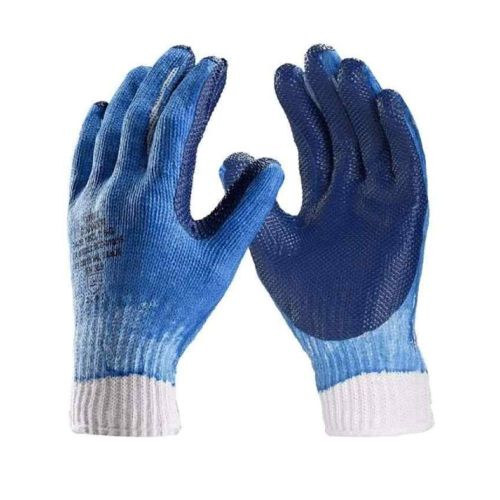 LUVA DANNY ALGODAO LATEX GLADIADOR AZUL CA 8082