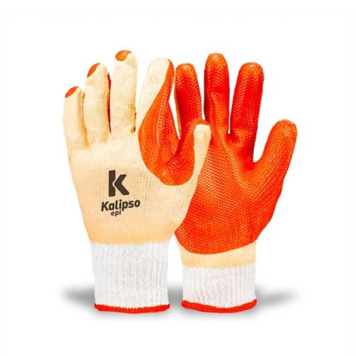 Luva Kalipso Algodao Latex VM Redgripe G CA 41415