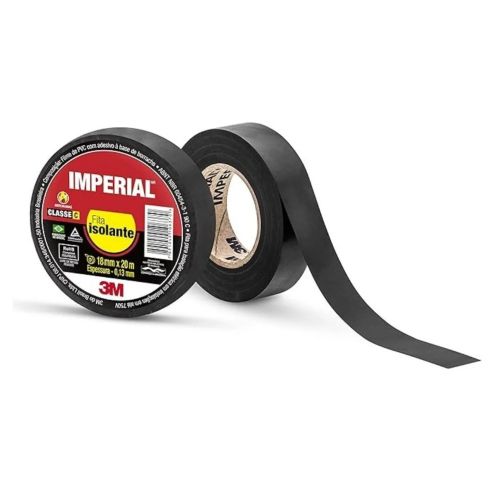 Fita 3M Isolante 18MMX20M Imperial Preta