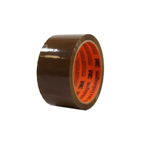 Fita 3M para Empacotamento Adesiva 48MMX50M Marrom