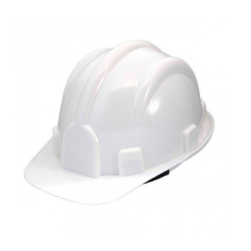 Capacete Plastcor Aba Frontal Branco CA 31469
