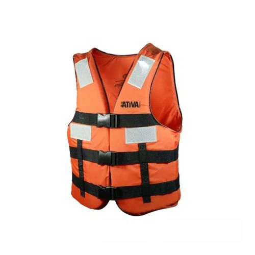 Colete Ativa Salva Vidas Cl.4 Jaleco Refletivo 40Kg A 130Kg