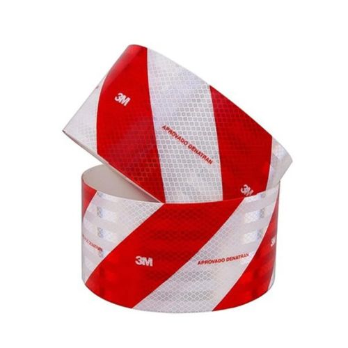 Faixa 3M Refletiva Parachoque Caminhão Lado Esquerdo