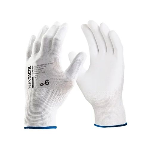 Luva Danny Nylon Flextactil Branco G CA 29014