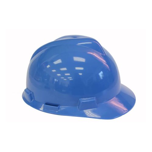 Capacete MSA com Carneira Pushkey Azul Marinho CA 498