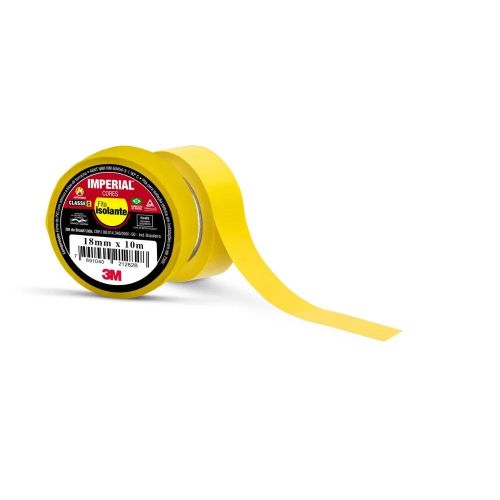 Fita 3M Isolante 18MMX10M Imperial Amarela
