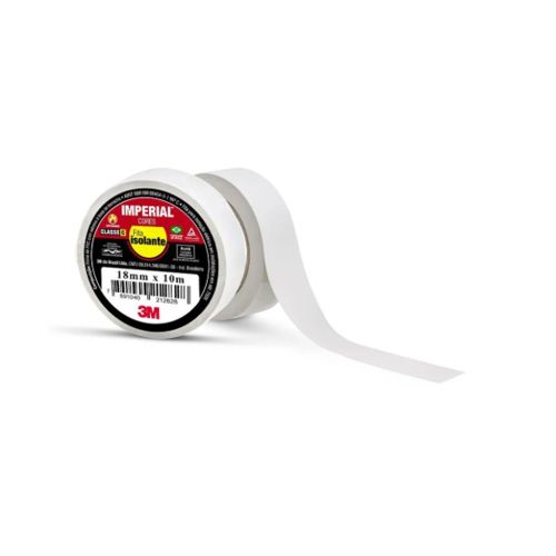 Fita 3M Isolante 18MMX10M Imperial Branca