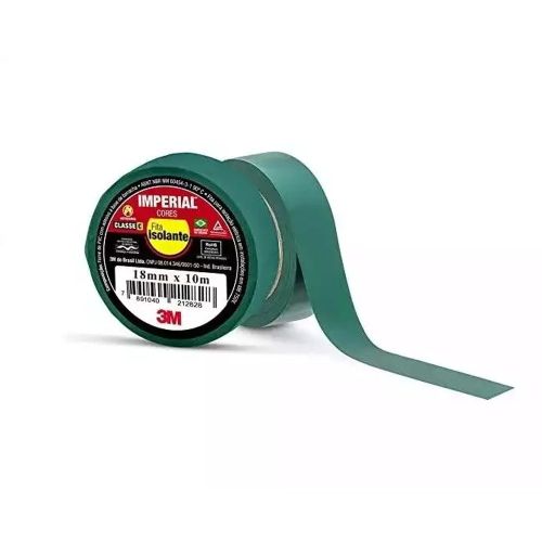 Fita 3M Isolante 18MMX10M Imperial Verde