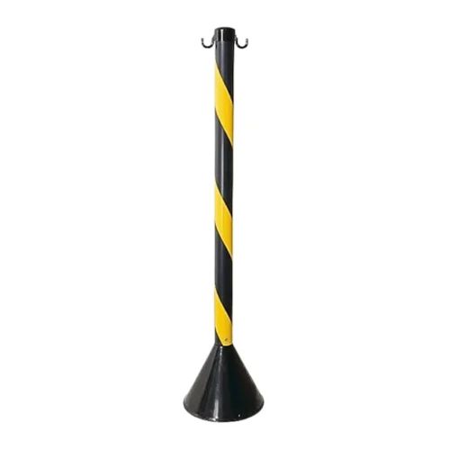 Pedestal de Sinalização Plastcor Amarelo e Preto 90CM