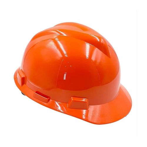 Capacete MSA com Carneira Pushkey Laranja CA 498