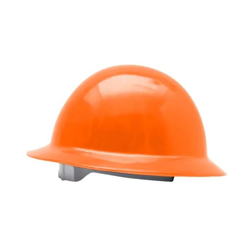 Capacete Plastcor Aba Total Laranja CA 25883