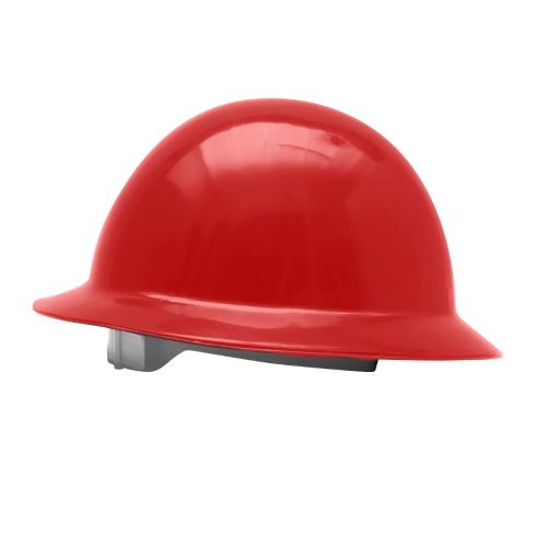 Capacete Plastcor Aba Total Vermelho CA 25883