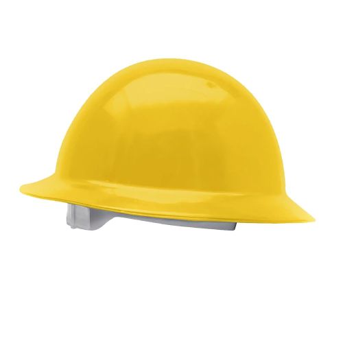 Capacete Plastcor Aba Total Amarelo CA 25883