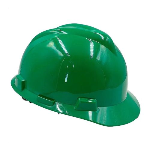 Capacete MSA com Carneira Faz Trac Verde CA 498