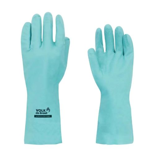 Luva Volk Nitri Slim com Forro Verde G CA 40570