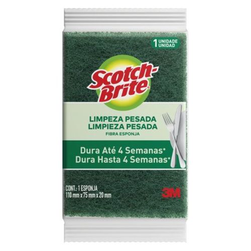 Esponja 3M Scotch Brite Limpeza Pesada